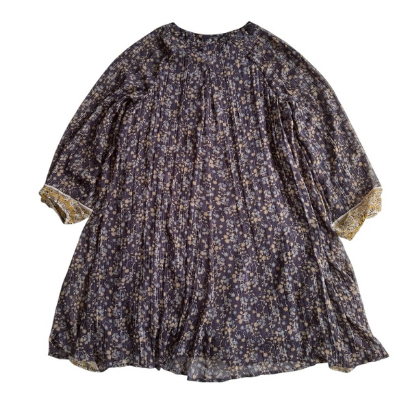 Free People Melody Laughter Purple Dress Sz Medium M Festival Swing Boho Romanti - Picture 10 of 13